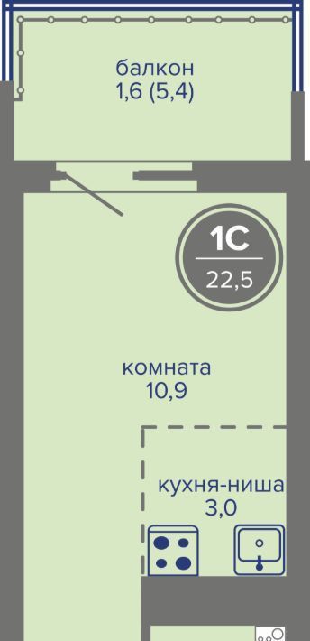 квартира г Пермь р-н Индустриальный ш Космонавтов 309ак/1 фото 1