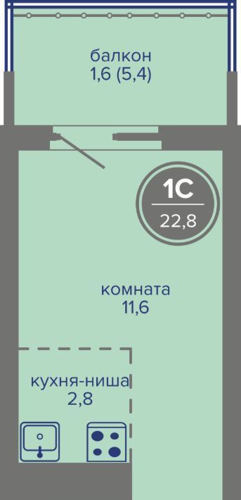 квартира г Пермь р-н Индустриальный ш Космонавтов 309а фото 1