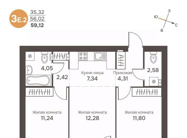 п Кирпичный Культура жилой квартал, Проспект Космонавтов фото