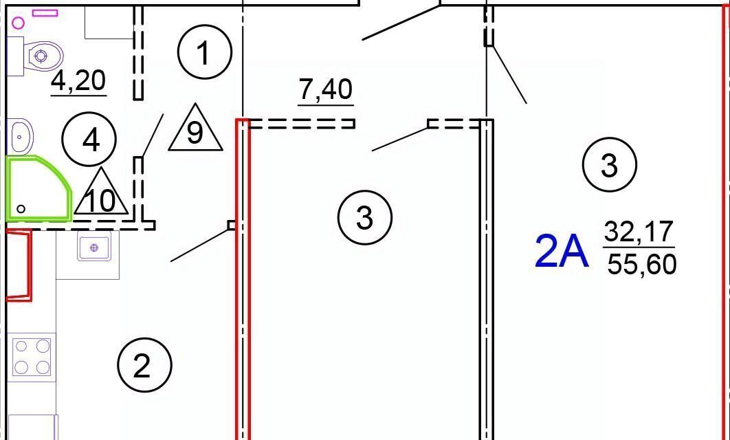 квартира г Тверь р-н Заволжский ул Медовая 9к/3 фото 1