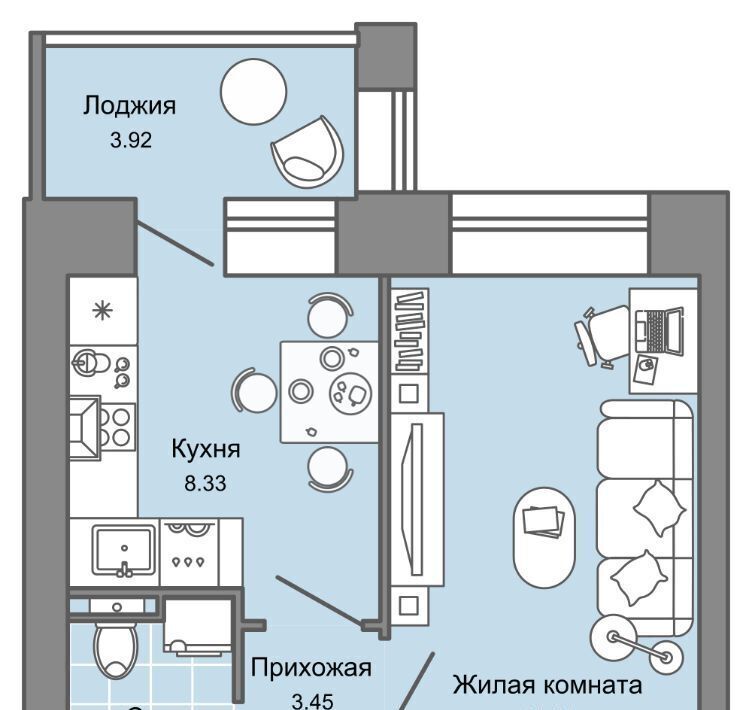 квартира г Киров р-н Ленинский Знак жилой комплекс фото 1