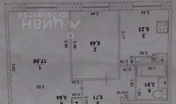 квартира г Ульяновск р-н Заволжский ул Краснопролетарская 12 фото 1