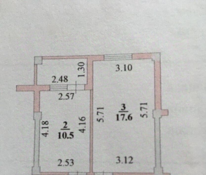 квартира г Липецк р-н Октябрьский ул Коцаря С.Л. 12 фото 12