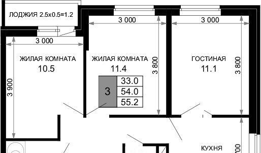 квартира г Краснодар р-н Прикубанский ЖК «Дыхание» фото 1