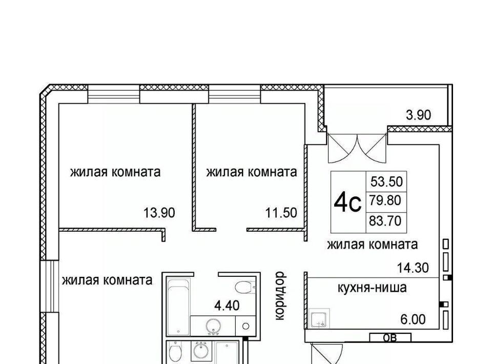 квартира г Новосибирск Речной вокзал ул 2-я Высокогорная фото 1