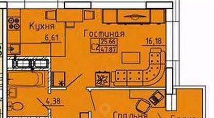 квартира г Липецк р-н Октябрьский ул Б.Хмельницкого 3 фото 2