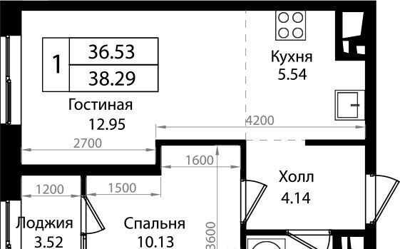 квартира г Краснодар р-н Карасунский микрорайон Хлопчато-бумажный Комбинат Жилой район «Патрики» квартал фото 1