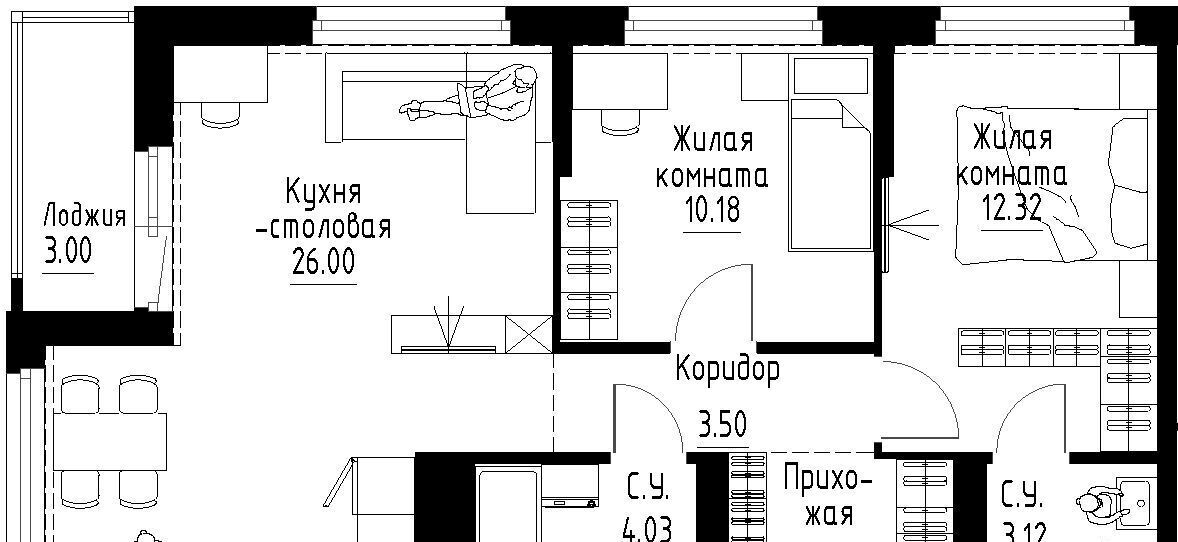 квартира г Екатеринбург Ботаническая б-р Золотистый 15 фото 1