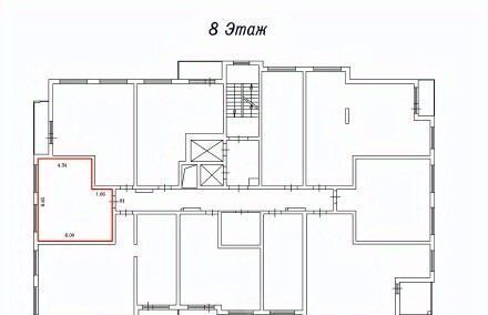 квартира г Кемерово р-н Заводский пр-кт Молодежный 19а фото 4