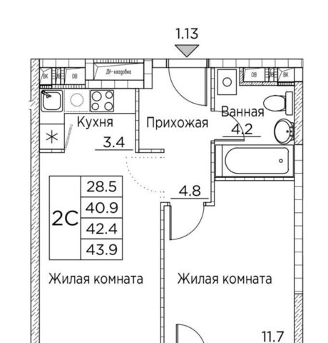 р-н Ленинский ул Расула Гамзатова 7к/2 фото