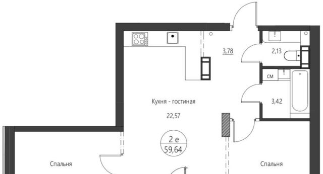 квартира р-н Индустриальный дом 4 фото