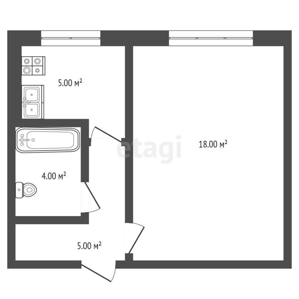 квартира г Комсомольск-на-Амуре ул Вокзальная 45 фото 12