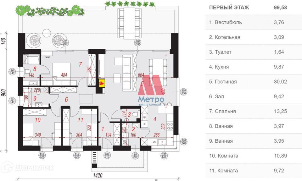 дом г Ярославль ул Полушкина Роща 9лит ПП 1, Ярославский район фото 3