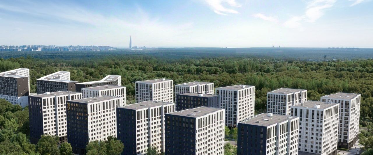 квартира г Санкт-Петербург метро Комендантский Проспект ЖК Тайм Сквер фото 8