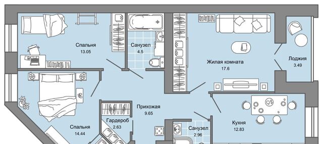 р-н Заволжский Новый Город 4 Центральный кв-л фото