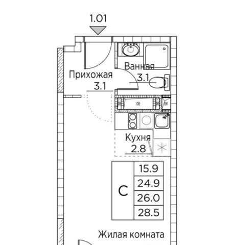 р-н Ленинский ул Расула Гамзатова 7к/2 фото