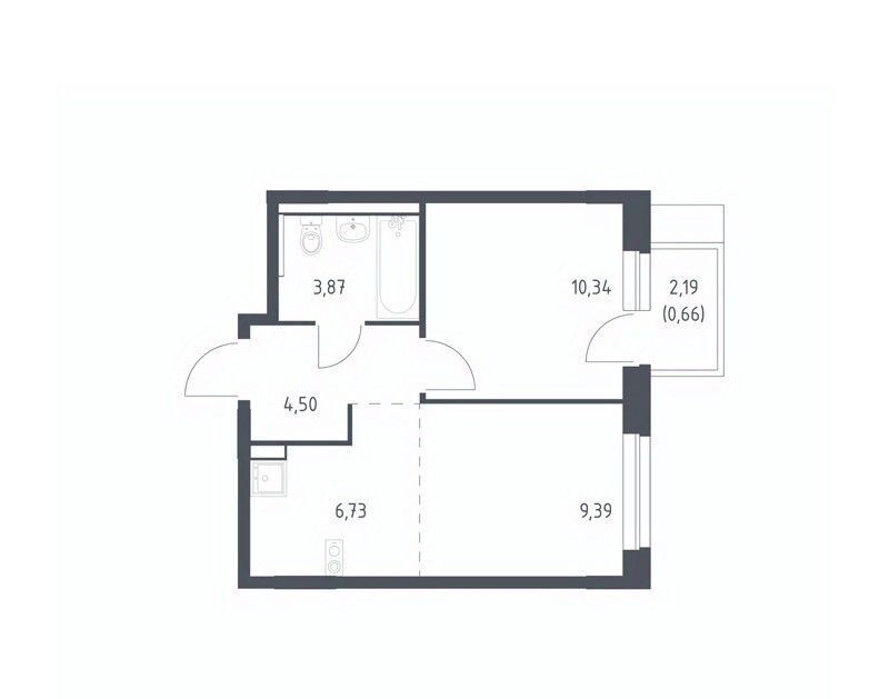 квартира г Москва п Кокошкино д Санино ЖК Новое Внуково метро Рассказовка к 30 фото 1