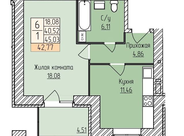 квартира дом 16 городской округ Ярославль фото