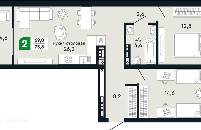 квартира дом 30а городской округ Верхняя Пышма фото