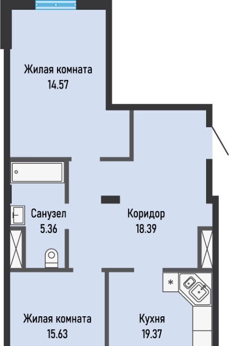 квартира г Железноводск п Иноземцево ул. Рядового Панченко, 26 фото 1