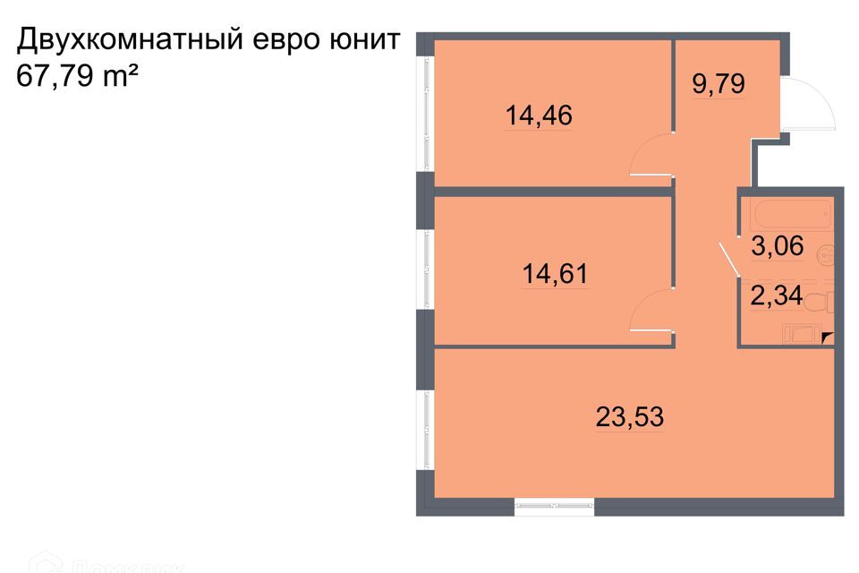 квартира г Санкт-Петербург пр-кт Большевиков 3 Невский район фото 1