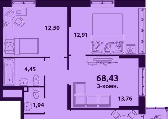 р-н Заволжский Верхняя Терраса ЖК «Сиреневый» фото