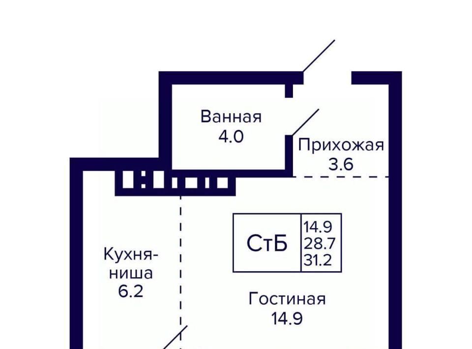 квартира г Новосибирск Берёзовая роща ул Фрунзе с 1 фото 1