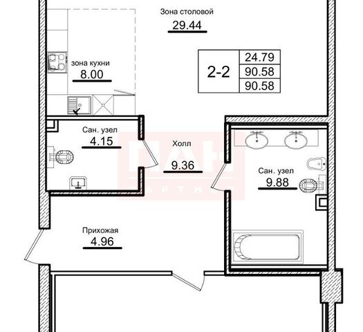 квартира дом 30 Центральный район фото