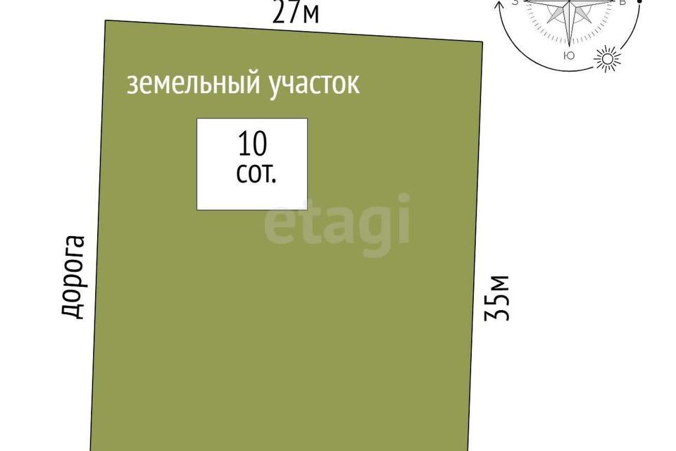 земля г Тюмень городской округ Тюмень, товарищество собственников недвижимости Большое Царёво-1 фото 1