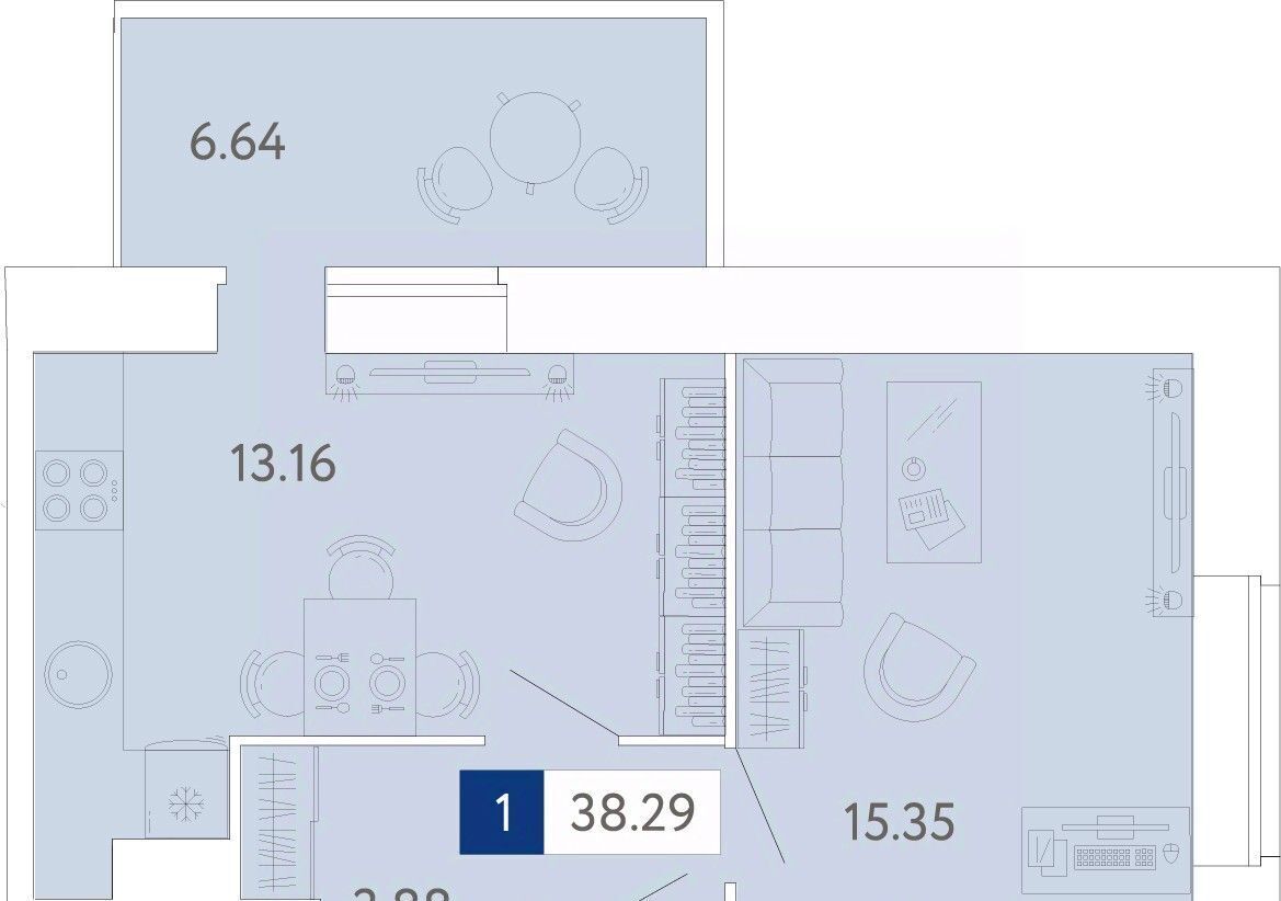 квартира г Архангельск р-н округ Майская Горка пр-кт Ленинградский 40к/1 фото 1