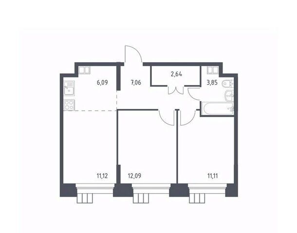 метро Румянцево № 2 кв-л, 5с 1 фото