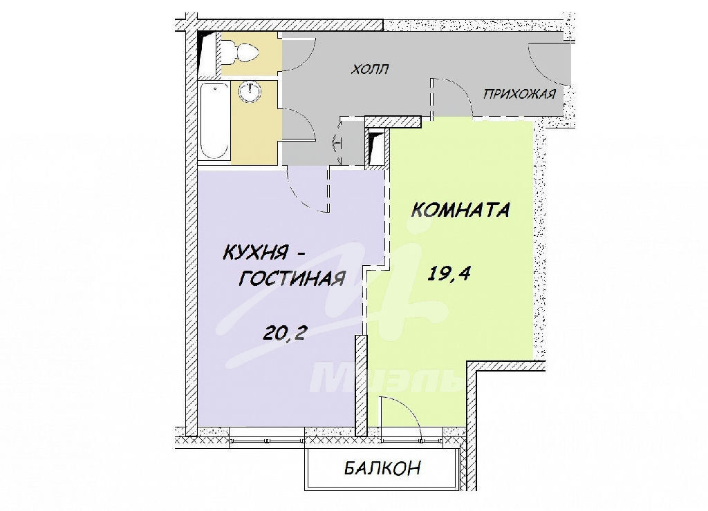 квартира г Москва метро Коптево б-р Матроса Железняка 11 МЦК фото 10