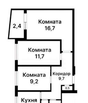 квартира г Москва метро Новогиреево ул Старый Гай 1к/2 фото 2