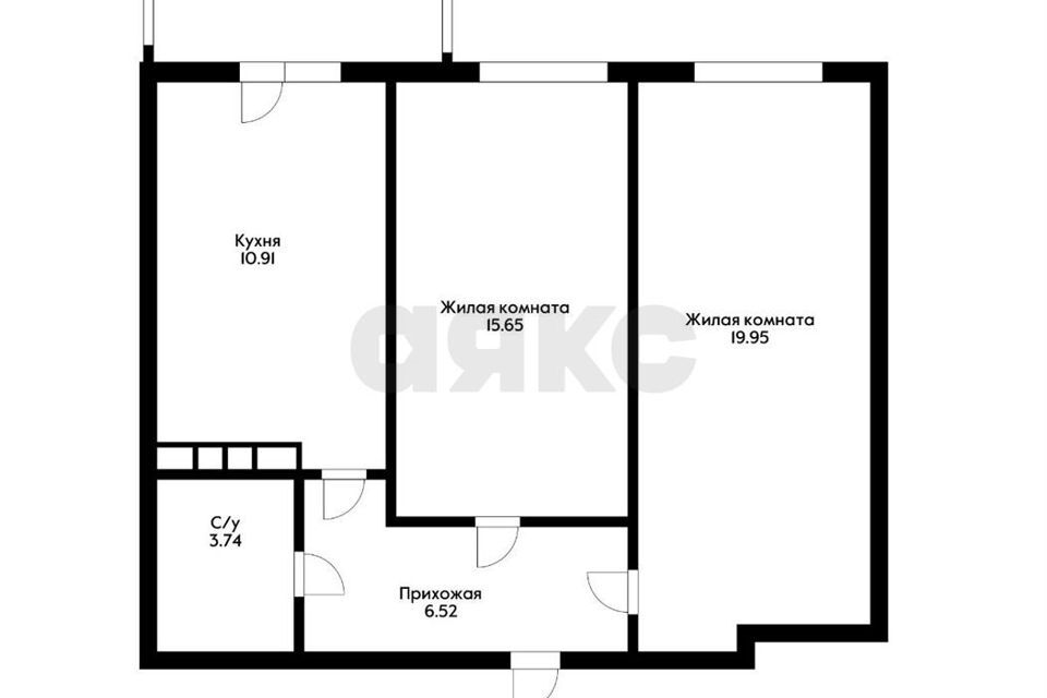 квартира г Краснодар ул Уральская 71к/3 муниципальное образование Краснодар фото 6