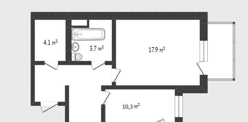 квартира г Новый Уренгой мкр Дружба 2/2 фото 1