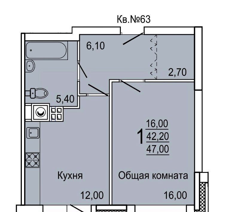 квартира г Тула р-н Привокзальный ул Седова 20д/1 фото 1