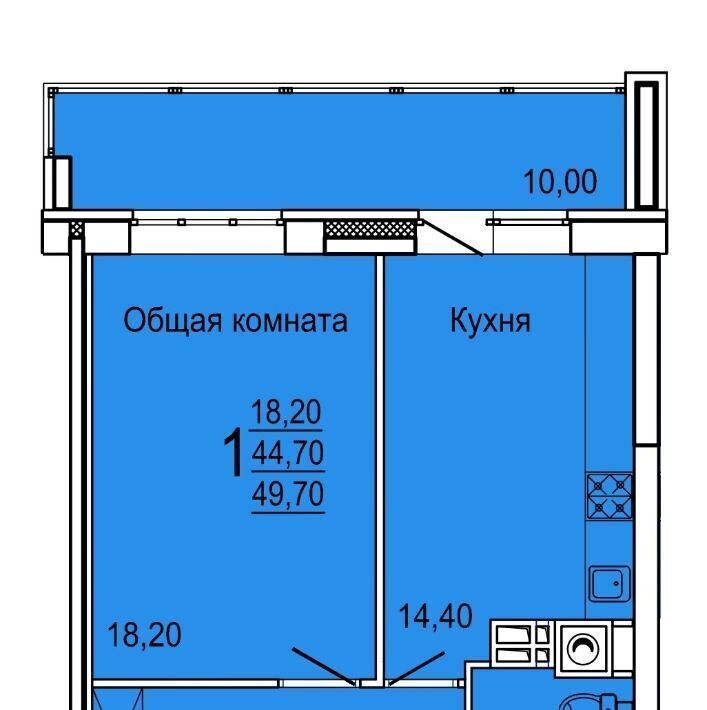 квартира г Тула р-н Привокзальный ул Седова 20д/1 фото 1