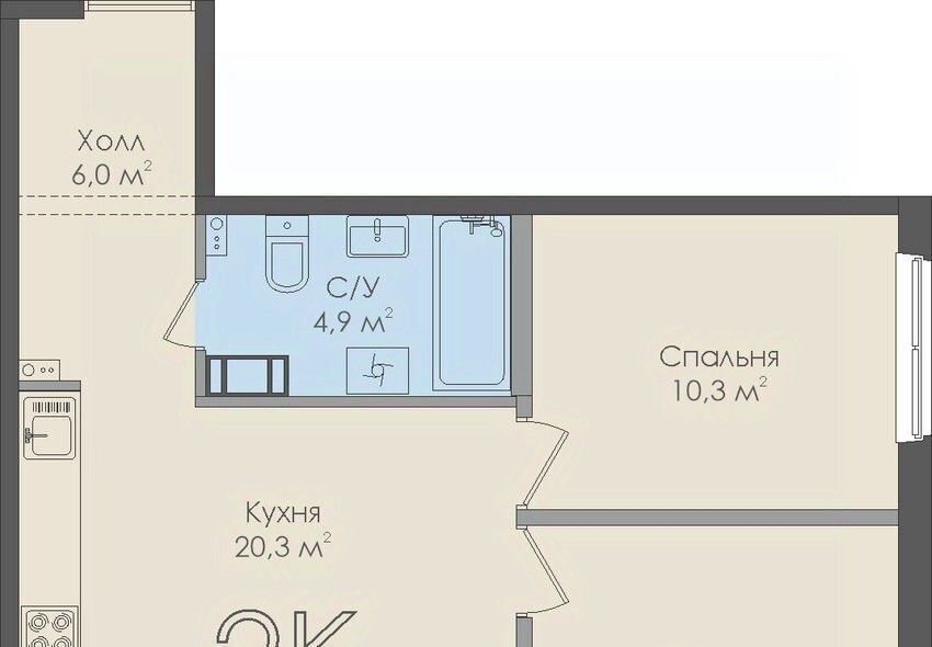 квартира г Великий Новгород ул Нехинская 20к/2 фото 1