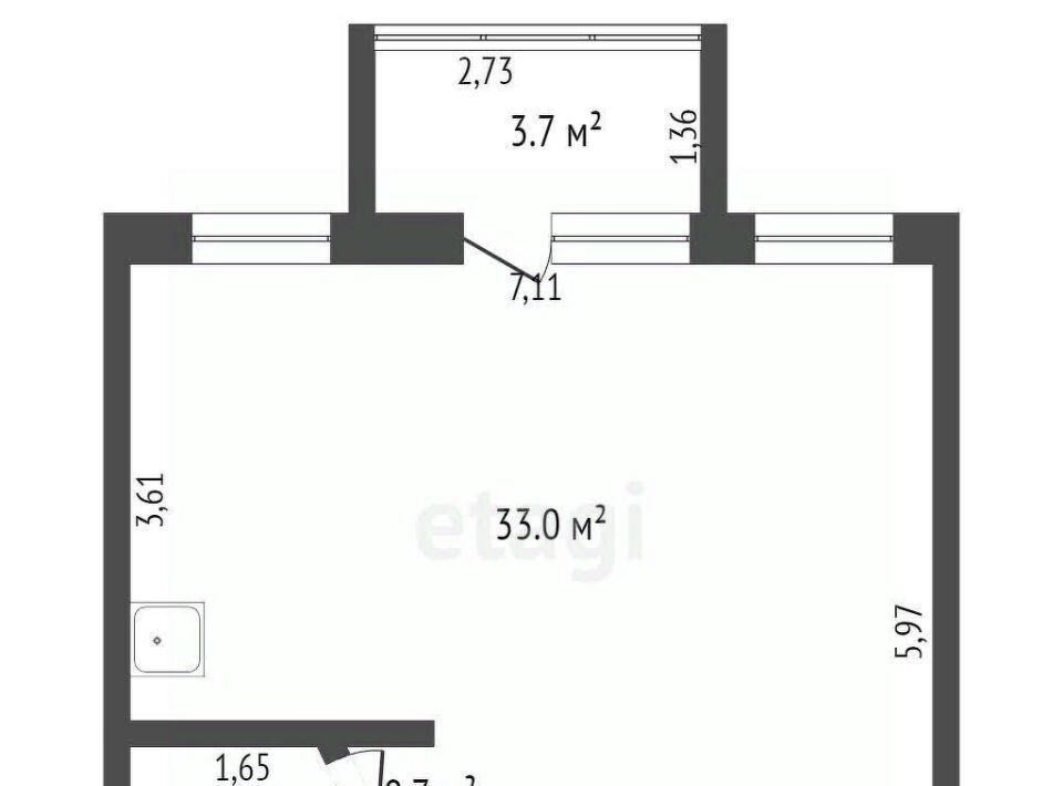 квартира г Томск р-н Кировский ул Карташова 29б фото 18