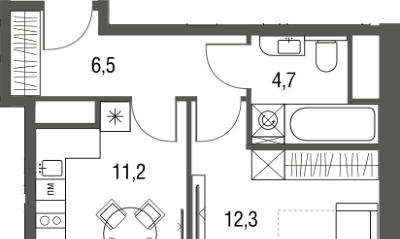 квартира г Москва метро Бульвар Рокоссовского ул Тагильская 4к/1 фото 1