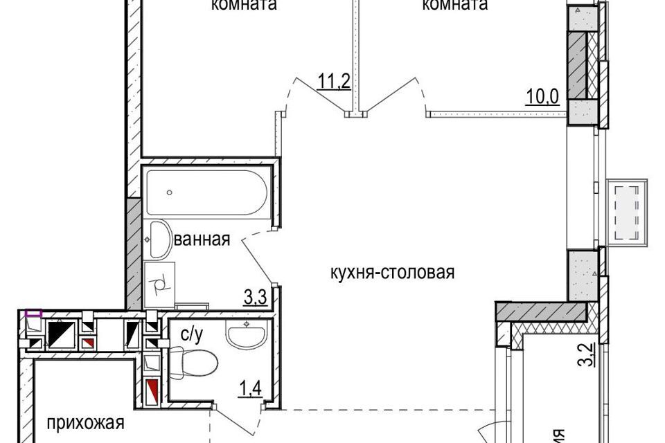 квартира г Ижевск ул Серова 1а городской округ Ижевск фото 1