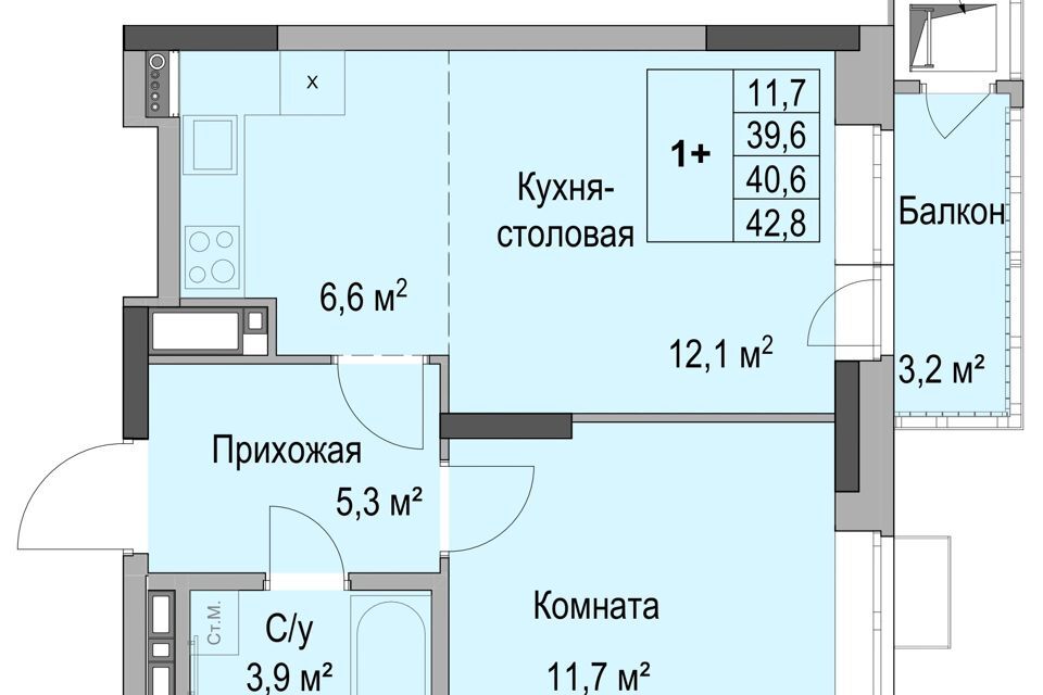 квартира г Ижевск пер Ботеневский городской округ Ижевск фото 1