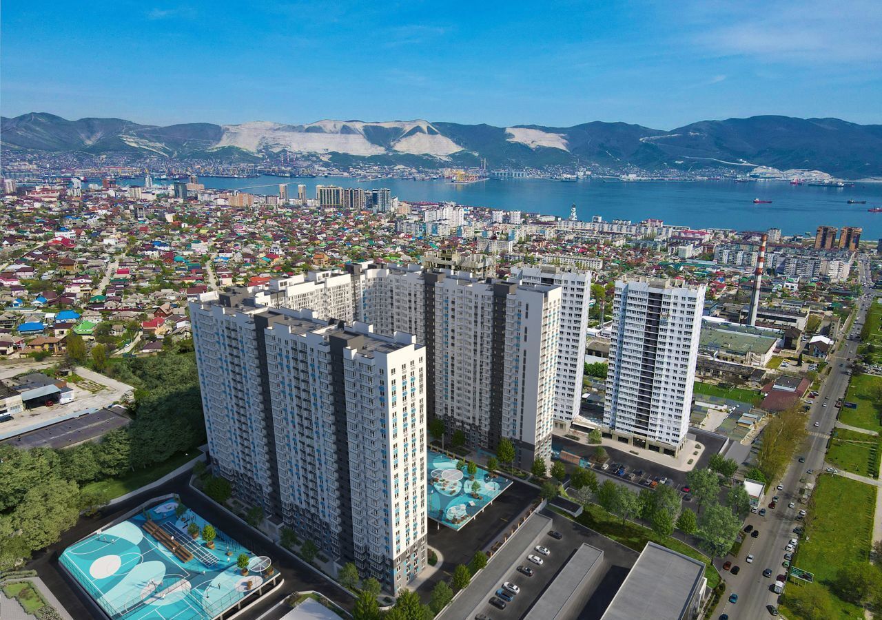 квартира г Новороссийск ул Куникова 1 блок-секции 1-5 фото 18