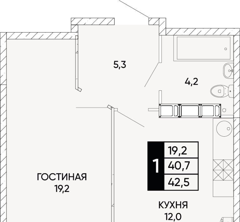 квартира г Ростов-на-Дону р-н Кировский ЖК Левобережье фото 1