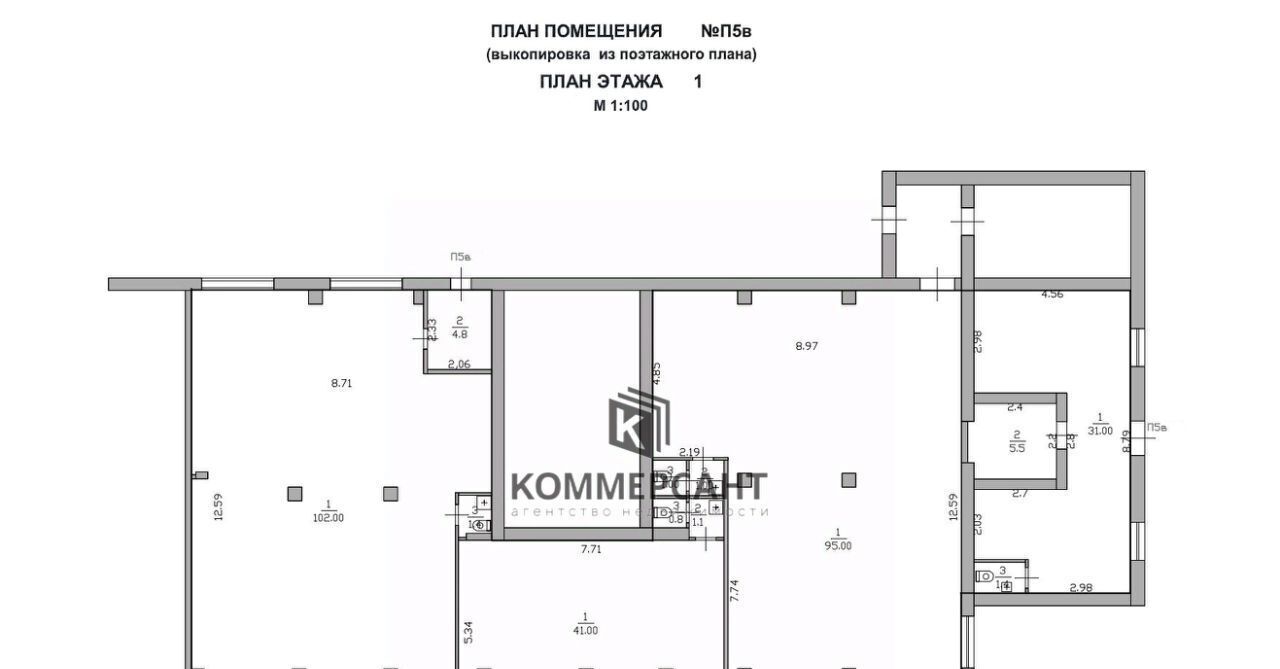 торговое помещение г Нижний Новгород д Кузнечиха р-н Советский ул имени Маршала Рокоссовского К.К. 19 жилрайон фото 2