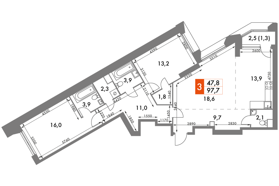 квартира г Москва ул Академика Волгина 2к/1 Юго-Западный административный округ фото 1