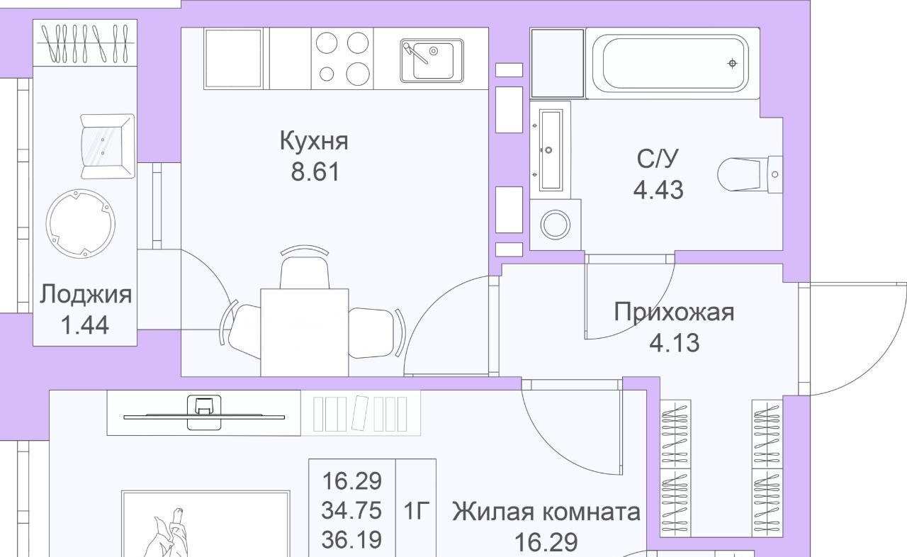 квартира г Казань метро Горки Светлая Долина жилой комплекс фото 1
