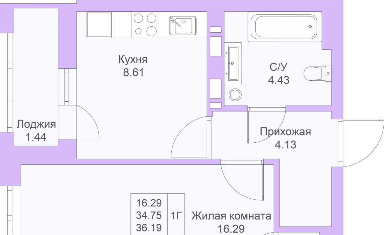 квартира г Казань метро Горки Светлая Долина жилой комплекс фото 4