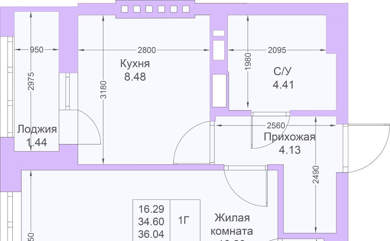 квартира г Казань метро Горки ЖК «Светлая долина» фото 3
