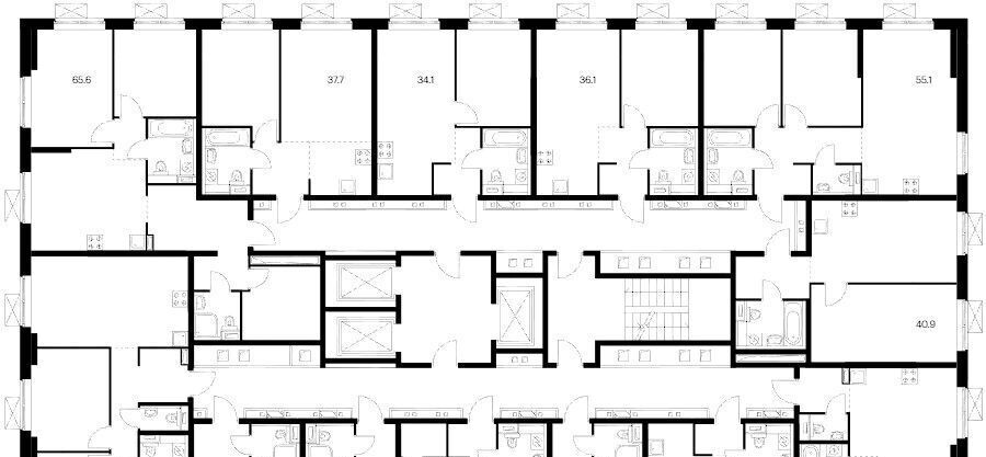 квартира г Одинцово ЖК Одинцово-1 к 1. 24, Внуково фото 2